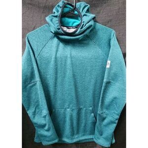 686 Glacier Storm Tech Fleece Womans Small Teal Blue Thermal Jacket Pullover NEW